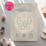 İkizler Burcu Poster - Gemini 3