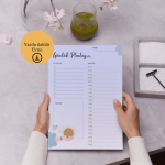 Tılsım Ası Temalı Günlük A4 Yazdırılabilir (Dijital) Planlayıcı ve To-Do List 2