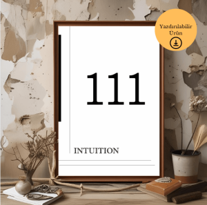 111 Melek Sayısı Poster - A4 Yazdırılabilir (Dijital) 1
