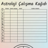 12 Burç Astroloji Çalışma Kağıdı – A4 Yazdırılabilir (Dijital)