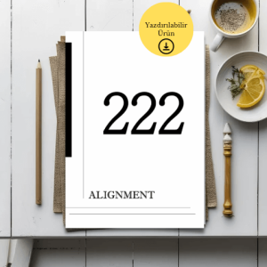 222 Melek Sayısı Poster - A4 Yazdırılabilir (Dijital) 1