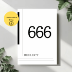 666 Melek Sayısı Poster - A4 Yazdırılabilir (Dijital) 2