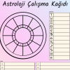 Astroloji Çalışma Kağıdı – A4 Yazdırılabilir (Dijital)