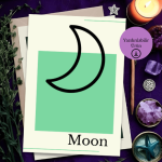 Astroloji Moon (Ay) Sembolü Minimalist Poster - A4 Yazdırılabilir (Dijital) 2