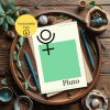 Astroloji Pluto Sembolü Minimalist Poster – A4 Yazdırılabilir (Dijital)