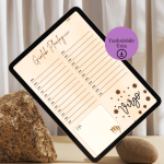 Başak Burcu (Virgo) Günlük A4 Yazdırılabilir (Dijital) Planlayıcı 2