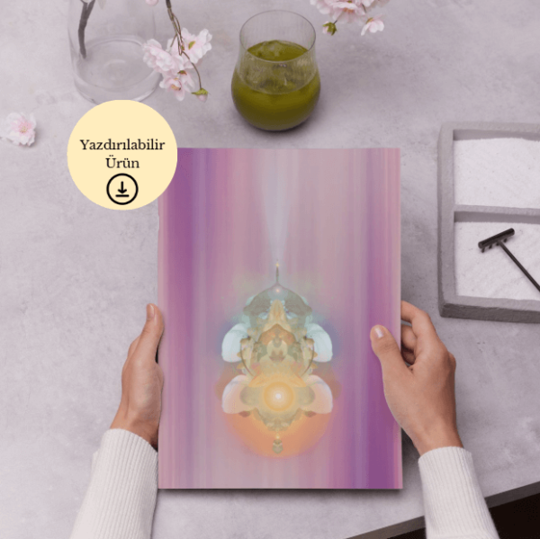Bırak ve Güven A4 Yazdırılabilir (Dijital) Soyut Spiritüel Poster 3