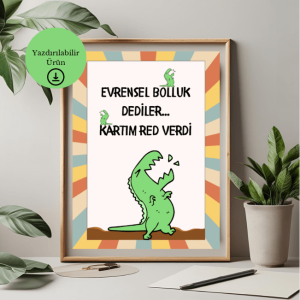 Evrensel Bolluk Dediler - Spiritüel Eğlenceli A4 Yazdırılabilir (Dijital) Poster 1