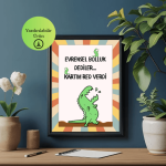 Evrensel Bolluk Dediler - Spiritüel Eğlenceli A4 Yazdırılabilir (Dijital) Poster 3