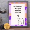 Gölge Yönümle Yüzleştim – Spiritüel Eğlenceli A4 Yazdırılabilir (Dijital) Poster