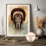 Gölgede Dönüşüm A4 Yazdırılabilir (Dijital) Soyut Spiritüel Poster 2
