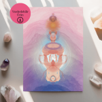 İçsel Yolculuk A4 Yazdırılabilir (Dijital) Soyut Spiritüel Poster 2
