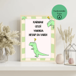 Karmam Geldi - Spiritüel Eğlenceli A4 Yazdırılabilir (Dijital) Poster 1
