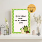 Kendimi Bulmaya Çıktım - Spiritüel Eğlenceli A4 Yazdırılabilir (Dijital) Poster 3