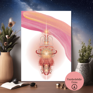 Kendine Sarıl A4 Yazdırılabilir (Dijital) Soyut Spiritüel Poster 1