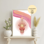 Kendine Sarıl A4 Yazdırılabilir (Dijital) Soyut Spiritüel Poster 2