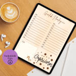 Oğlak Burcu (Capricorn) Günlük A4 Yazdırılabilir (Dijital) Planlayıcı 2