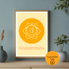 Sakral Çakra – Svadhisthana Poster – A4 Yazdırılabilir (Dijital)