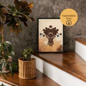 Sessiz Güç A4 Yazdırılabilir (Dijital) Soyut Spiritüel Poster 1