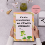 Sonunda Kendimi Buldum Ama Beğenmedim - Spiritüel Eğlenceli A4 Yazdırılabilir (Dijital) Poster 2