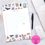 Spiritüel Semboller To Do List - A4 Yazdırılabilir (Dijital) 3
