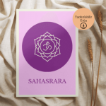 Taç Çakra - Sahasrara Poster - A4 Yazdırılabilir (Dijital) 2