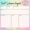 Tarot Çalışma Kağıdı 2- A4 Yazdırılabilir (Dijital)