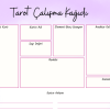 Soft Tarot Çalışma Kağıdı – A4 Yazdırılabilir (Dijital)