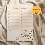 Terazi Burcu (Libra) Günlük A4 Yazdırılabilir (Dijital) Planlayıcı 3