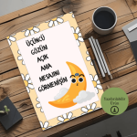 Üçüncü Gözüm Açık Ama Mesajını Görmemişim - Spiritüel Eğlenceli A4 Yazdırılabilir (Dijital) Poster 2