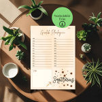 Yay Burcu (Sagittarius) Günlük A4 Yazdırılabilir (Dijital) Planlayıcı 1