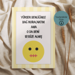 Yüksek Benliğimle Bağ Kuracaktım - Spiritüel Eğlenceli A4 Yazdırılabilir (Dijital) Poster 2