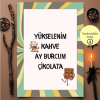 Yükselenim Kahve, Ay Burcum Çikolata – Spiritüel Eğlenceli A4 Yazdırılabilir (Dijital) Poster