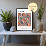 Balık Burcu Hayal Gücü ve Sezgi Temalı Poster - A4 Yazdırılabilir (Dijital)-3