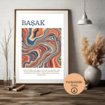 Başak Burcu Titizlik ve Zeka Temalı Poster - A4 Yazdırılabilir (Dijital)-3