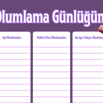 Cadı Temalı Olumlama Günlüğü - A4 Yazdırılabilir (Dijital) Günlük 3