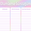Genel Başlıklarla Olumlama Günlüğü – A4 Yazdırılabilir (Dijital) Günlük