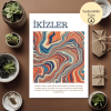 İkizler Burcu Zeka ve Merak Temalı Poster – A4 Yazdırılabilir (Dijital)