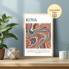 Kova Burcu Yenilikçilik ve Özgür Ruh Temalı Poster – A4 Yazdırılabilir (Dijital)
