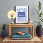 LIVE IN THE MOMENT Poster - A4 Yazdırılabilir (Dijital) 1