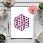 Yaşam Çiçeği Dijital Poster – A4 Yazdırılabilir (Dijital) 2