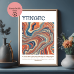 Yengeç Burcu Şefkat ve Sezgi Temalı Poster - A4 Yazdırılabilir (Dijital) 2