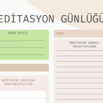 Soft Dijital Meditasyon Günlüğü - A4 Yazdırılabilir Günlük 3Soft Dijital Meditasyon Günlüğü - A4 Yazdırılabilir Günlük 3