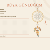 Dreamcatcher Temalı Rüya Günlüğü – A4 Yazdırılabilir Günlük (Dijital)