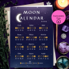 Gökyüzü Temalı 2026 Moon Calendar – A4 Yazdırılabilir Sayfa (Dijital)