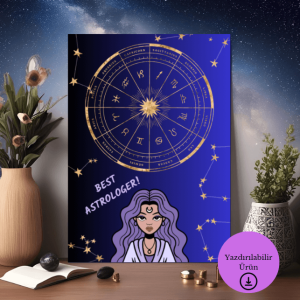 Best Astrologer Poster - A4 Yazdırılabilir Sayfa (Dijital) 1