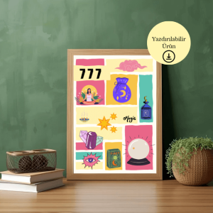 777 Magic Dijital Poster - A4 Yazdırılabilir Sayfa 1