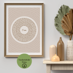 I AM Olumlama Temalı Dijital Poster - A4 Yazdırılabilir Sayfa 1