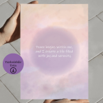 Inner Peace Olumlama Temalı Dijital Poster - A4 Yazdırılabilir Sayfa 2