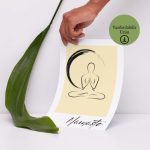 Namaste Meditasyon Temalı Dijital Poster - A4 Yazdırılabilir Sayfa 2